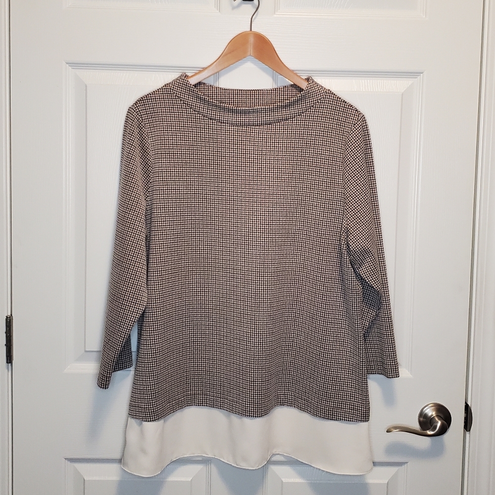 XXL Anne Taylor shirt w/faux blouse layer